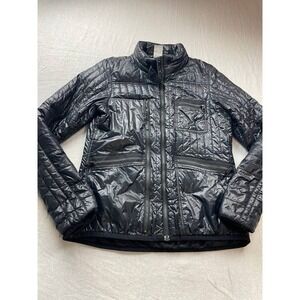 Nike Primaloft Insulated Quilted Black Jacket 485937-010 Women's Size Large